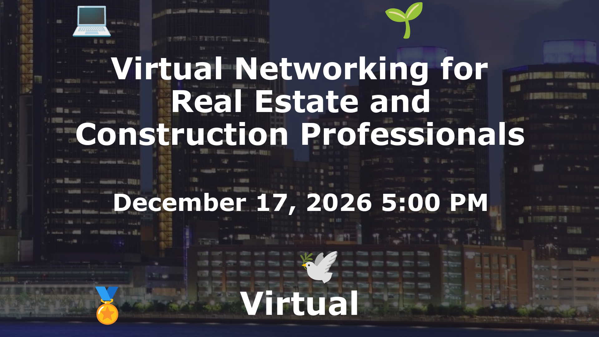 Virtual Networking for Real Estate and Construction Professionals event image